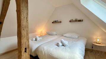 2 chambres, draps fournis