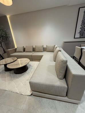 Living area - Apartment for rent (Tunis)