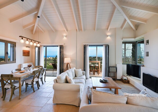 Living area - Forte Vento Villa (Lefkada)