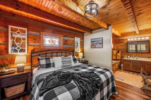 1 bedroom, iron/ironing board, travel crib, WiFi