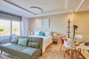 1 bedroom, iron/ironing board, WiFi, bed sheets - Surf & Fun Beachfront Stay in Mirleft With Balcony (Mirleft)