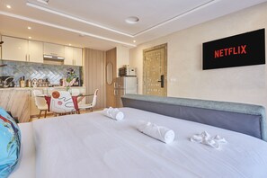1 bedroom, iron/ironing board, WiFi, bed sheets - Surf & Fun Beachfront Stay in Mirleft With Balcony (Mirleft)