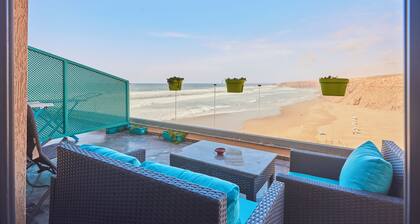 Surf & Fun Beachfront Stay in Mirleft With Balcony