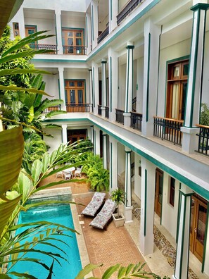 Superior Suite, Kitchen, Pool View | View from property - Boutique Hotel Casa Grande, Mandala Suite, 1 BR (Santo Domingo)