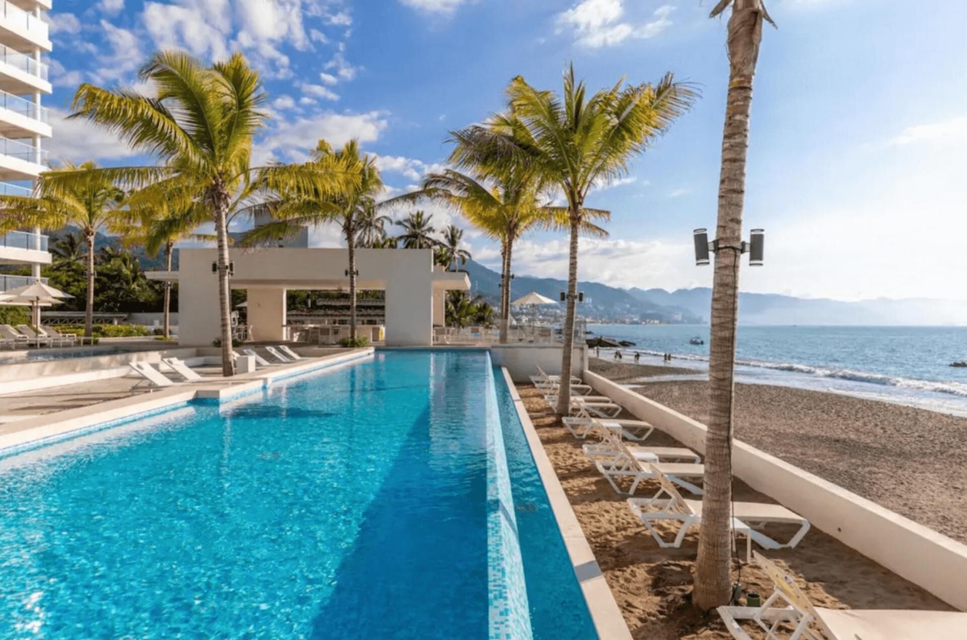 Piscine extérieure, piscine chauffée