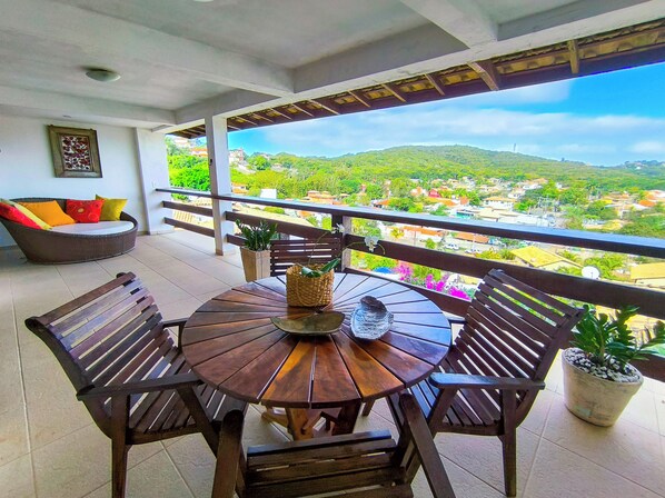 Patio hawaiano