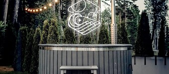 Cozy hexagon tiny house