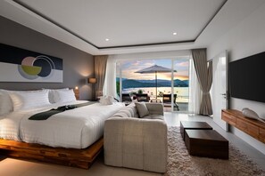 3 bedrooms, iron/ironing board, WiFi, bed sheets - Luxury Seaview Apartment Q3 AB @ Unique Residences (Chang Wat Surat Thani)