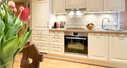 Beautiful apartment with a nice roofed terrace