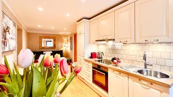 Kühlschrank, Ofen, Herdplatte, Geschirrspüler