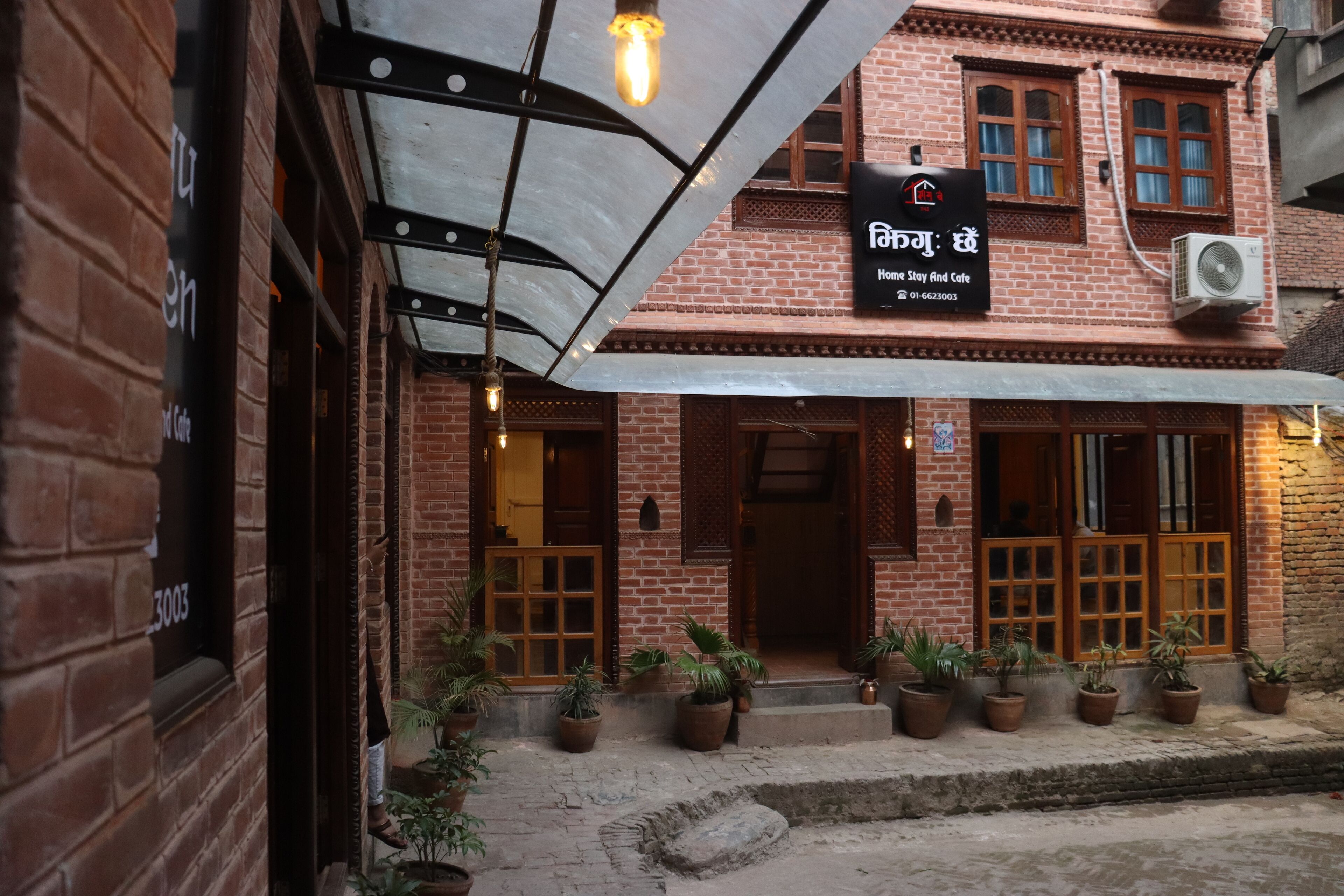 Fassade der Unterkunft