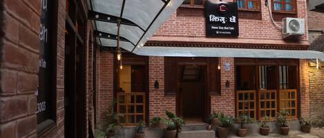 Fassade der Unterkunft