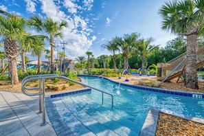 Indoor pool, a heated pool