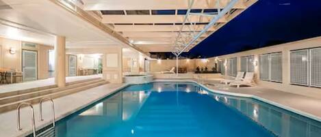 Una piscina riscaldata