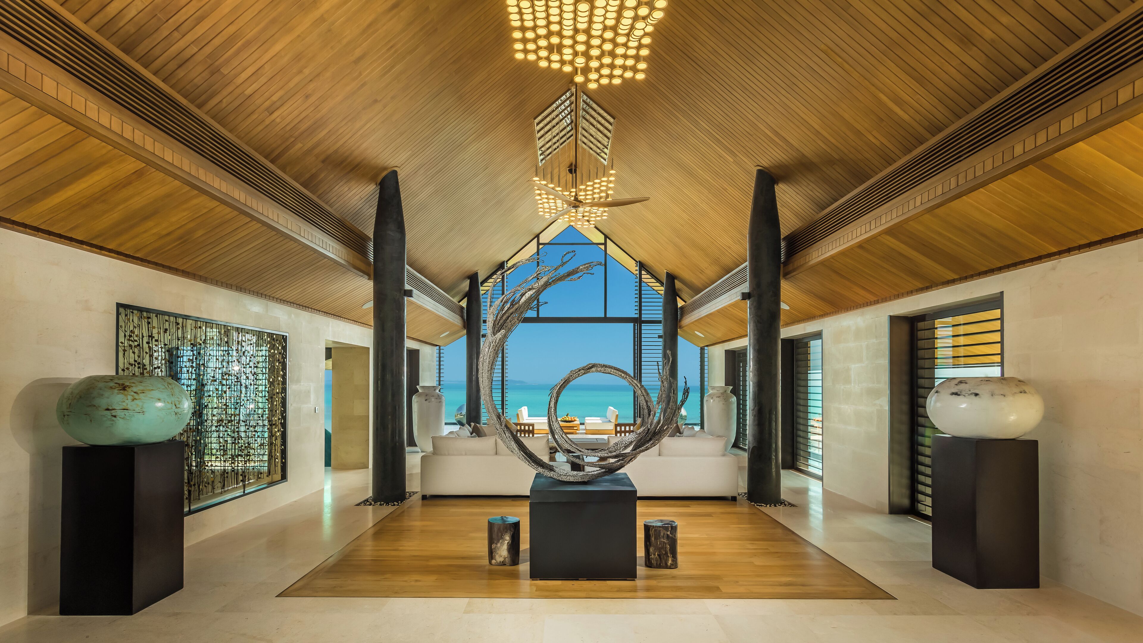 Interior entrance
