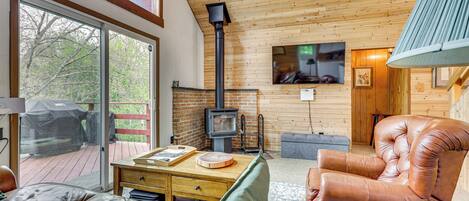 TV, fireplace, video games, DVD player