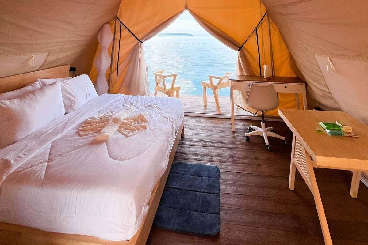 Ferienhaus, Balkon, Strandblick | Kostenloses WLAN