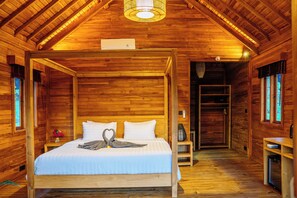 One-Bedroom Villa | WiFi (無料)、ベッドシーツ