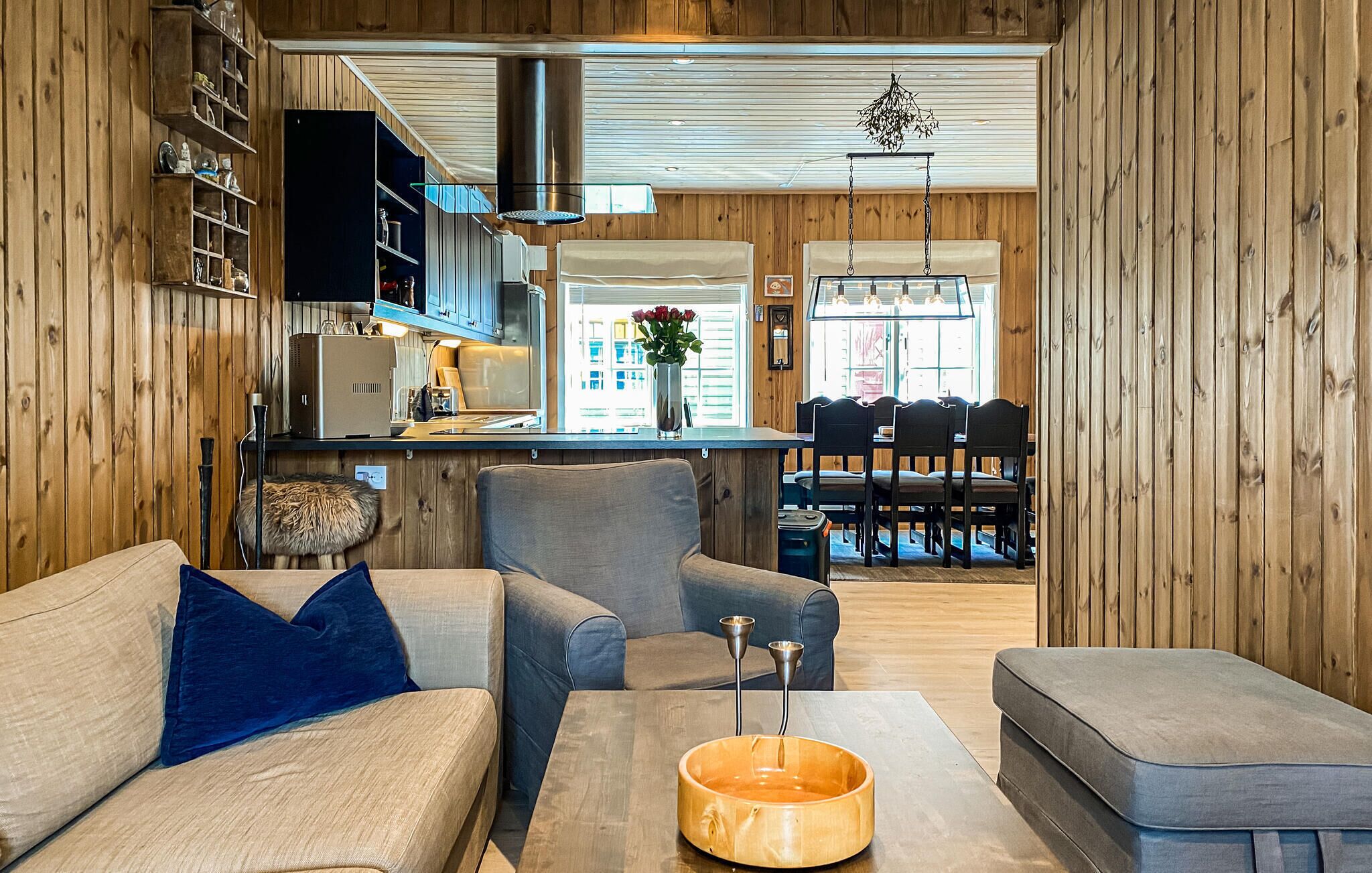 TV connectée, cheminée