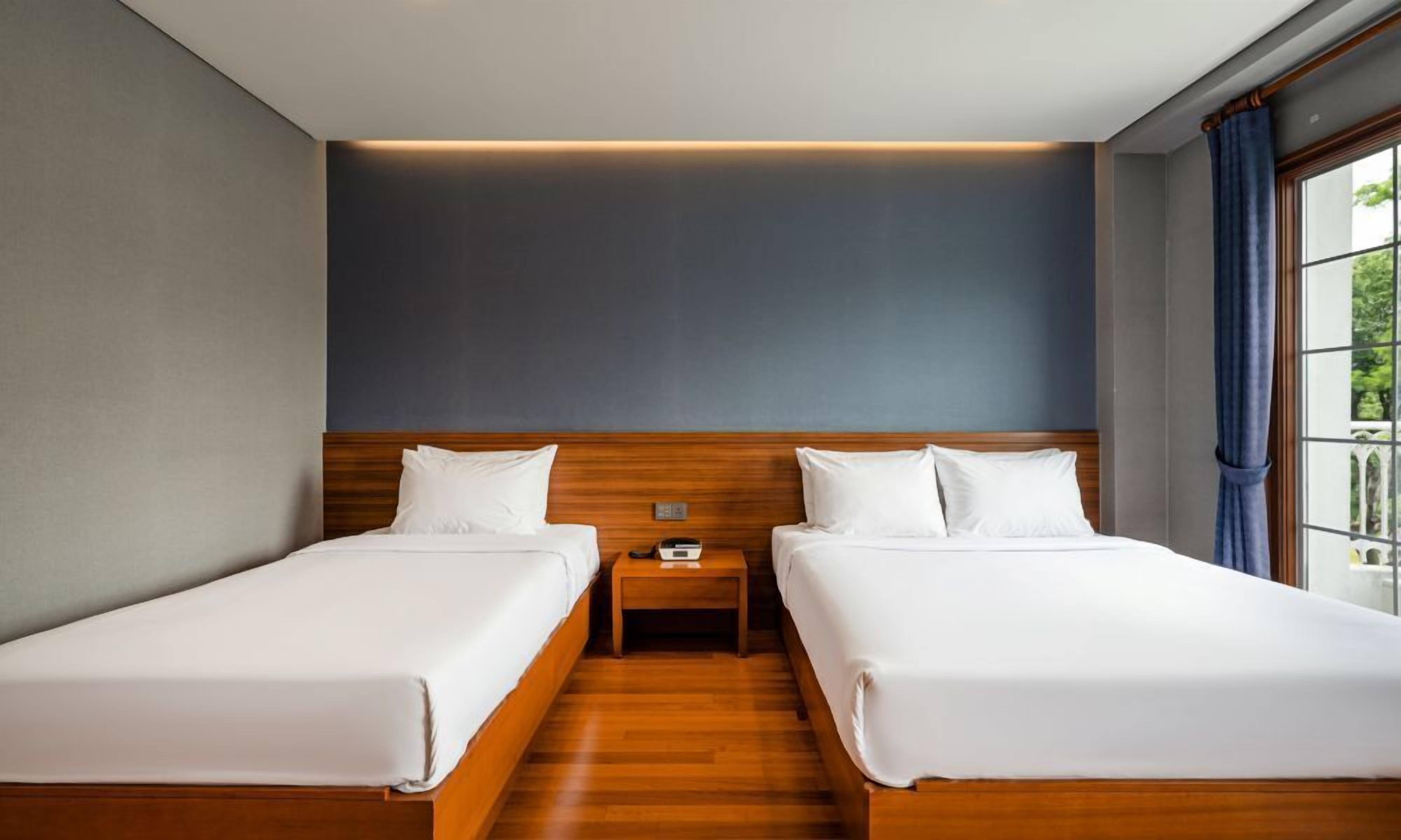 Habitación doble | Decoración individual, mobiliario individual, wifi gratis y ropa de cama