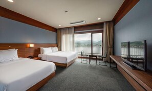 Deluxe-dobbeltværelse | Individuelt design, individuel indretning, gratis Wi-Fi, sengetøj