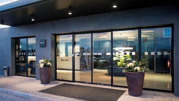 Overnatningsstedets facade