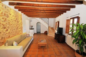 TV, fireplace, table tennis