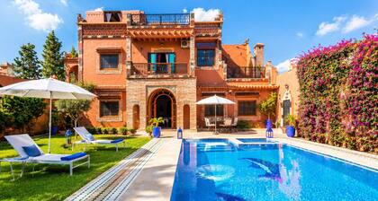 Luxurious Aghmat Villa with Private Pool and Panoramic Mountain Views