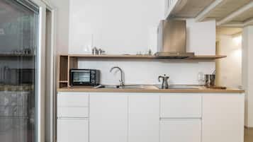 Family Apartment, 2 Bedrooms (Rotondo Dream Suite 3) | Private kitchen | Fridge, microwave, stovetop, dishwasher