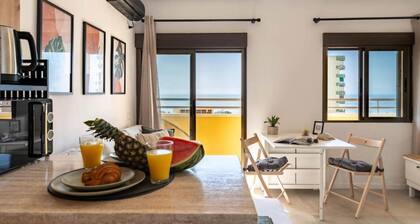 Studio in Aguadulce with Sea Views & Pool