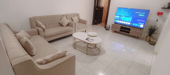 1 and 2-bedroom fully furnished apartment in beautiful Dammam with AC, WiFi,