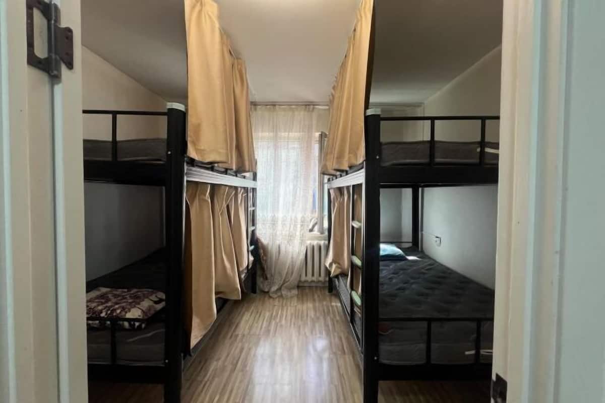 Desk, laptop workspace, iron/ironing board, free WiFi