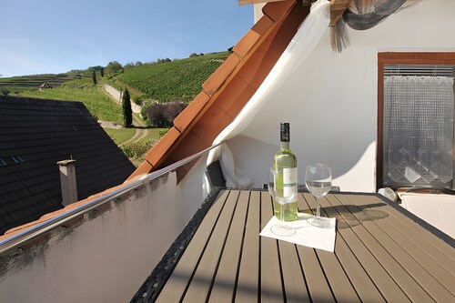 Chambre 'Zum Schlossberg' avec vue sur les montagnes et balcon