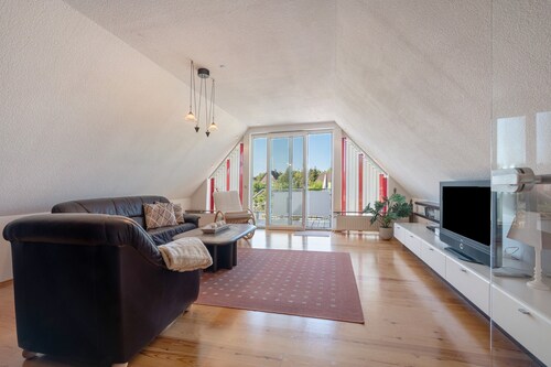 Ferienwohnung '3 Raum Ferienwohnung' mit privater Dachterrasse, Balkon und Wi-Fi