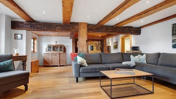 TV, DVD player, stereo