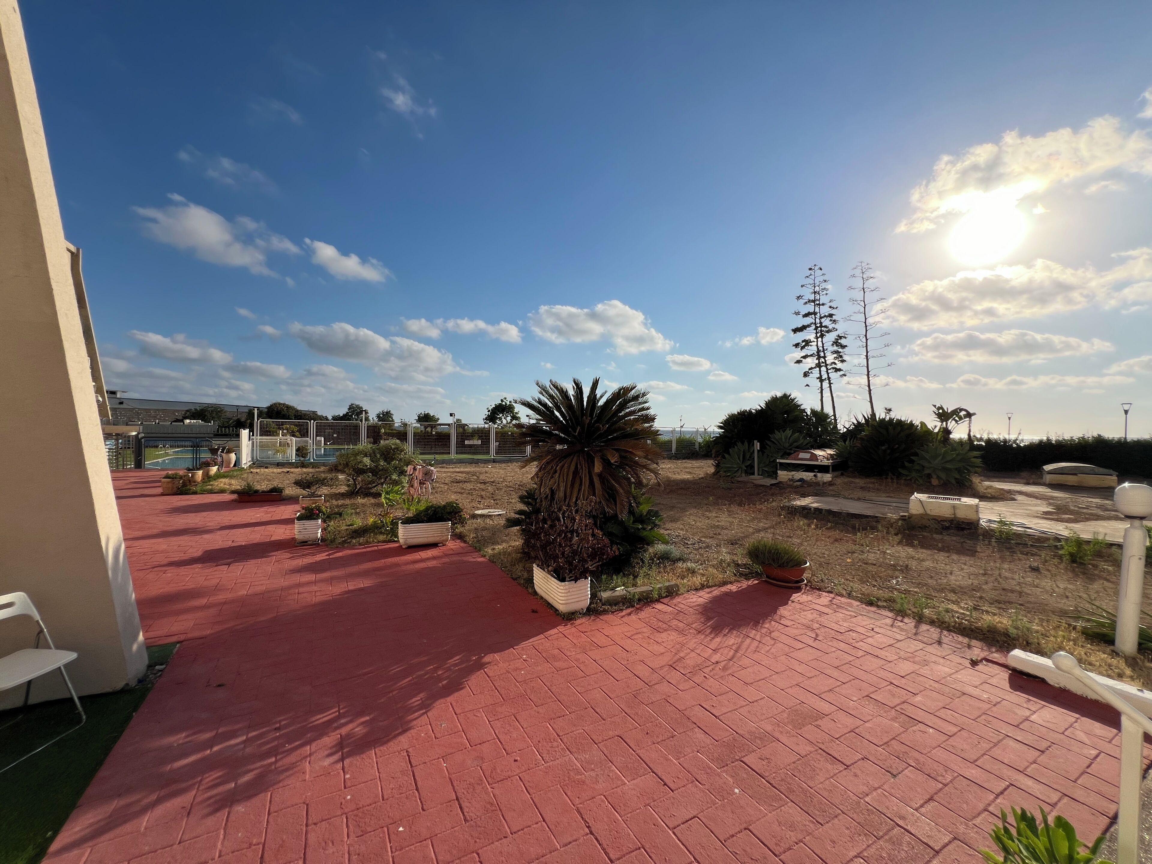 Romantisches Studio, 1 Doppelbett, Meerblick, Poolseite | Terrasse/Patio