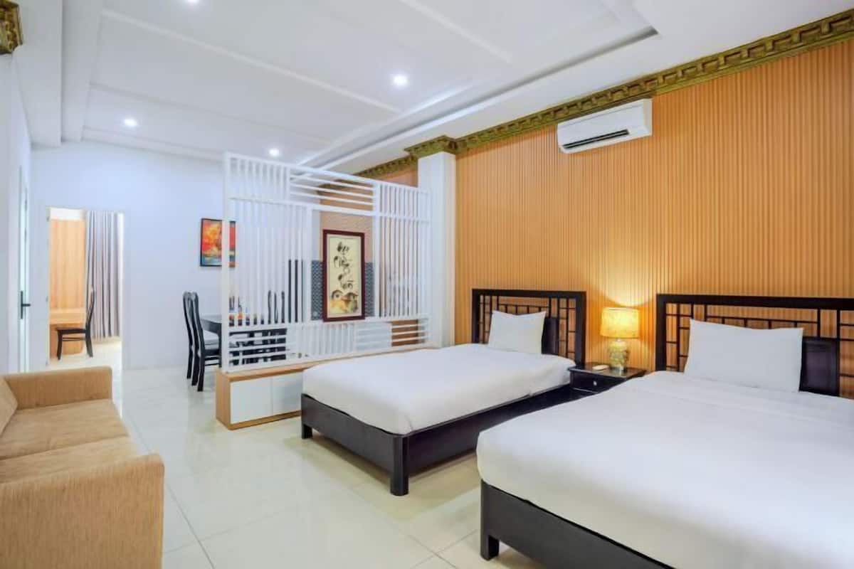 In-room safe, desk, laptop workspace, blackout drapes