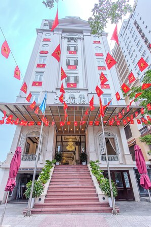 Voorkant van accommodatie