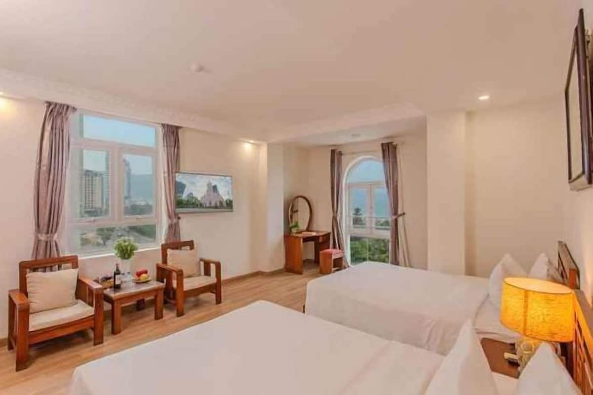 In-room safe, desk, laptop workspace, blackout curtains