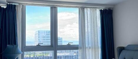 Leilighet, byutsikt | 1 soverom, strykejern/-brett og wi-fi (inkludert)