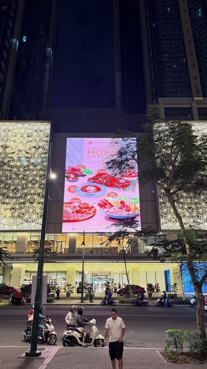 Façade de l’hébergement