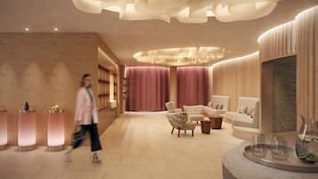 Sauna, 14 treatment rooms, massages