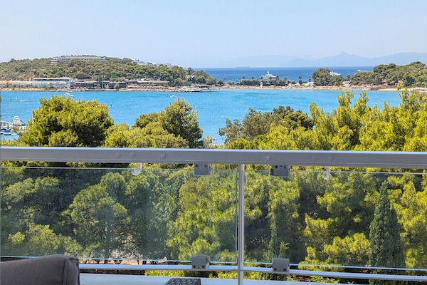 Comfort Apartment, 2 Bedrooms, Sea View | Terrace/patio