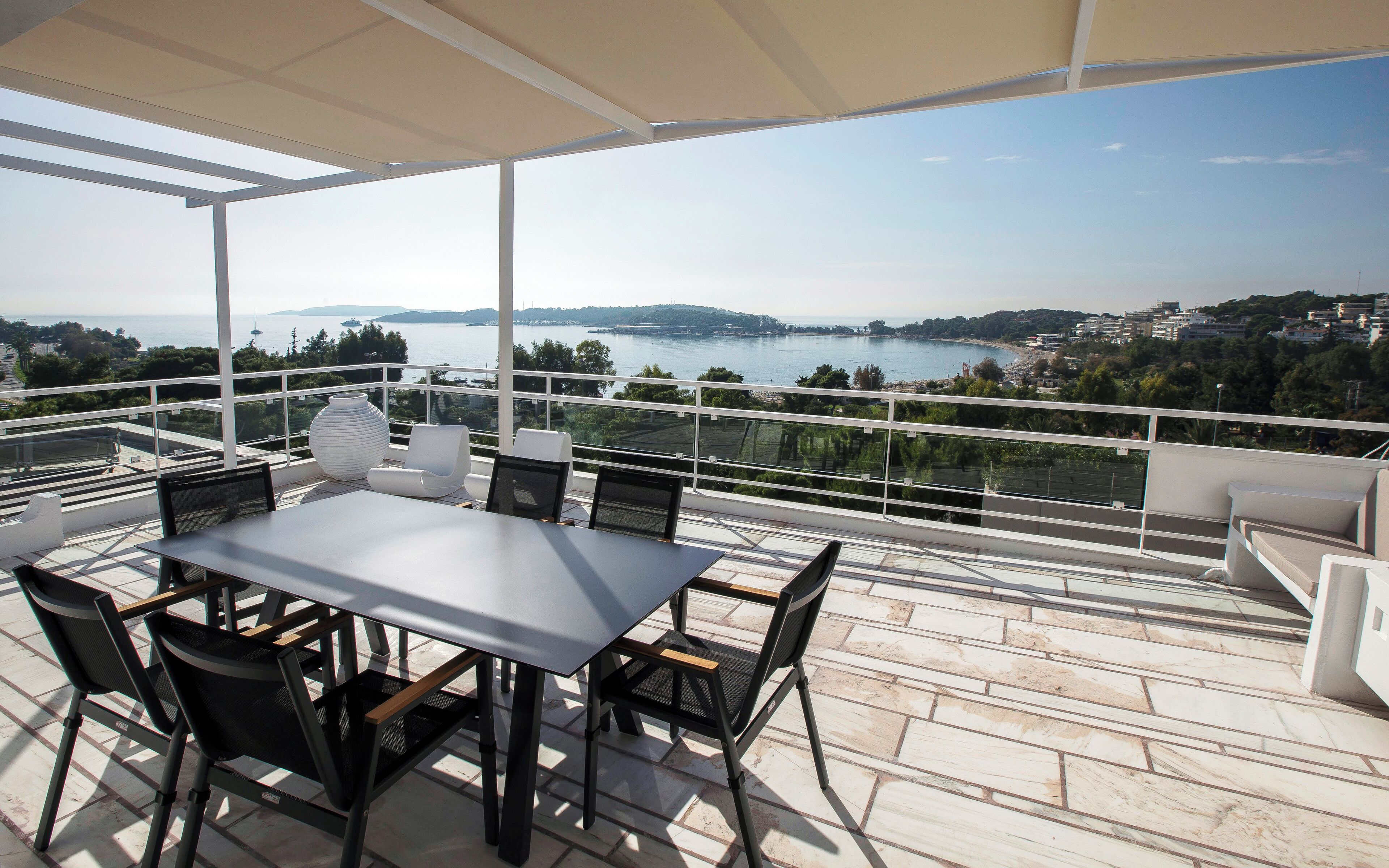Leilighet – comfort, 2 soverom, sjøutsikt | Terrasse/patio