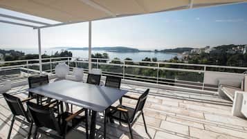 Leilighet – comfort, 2 soverom, sjøutsikt | Terrasse/patio