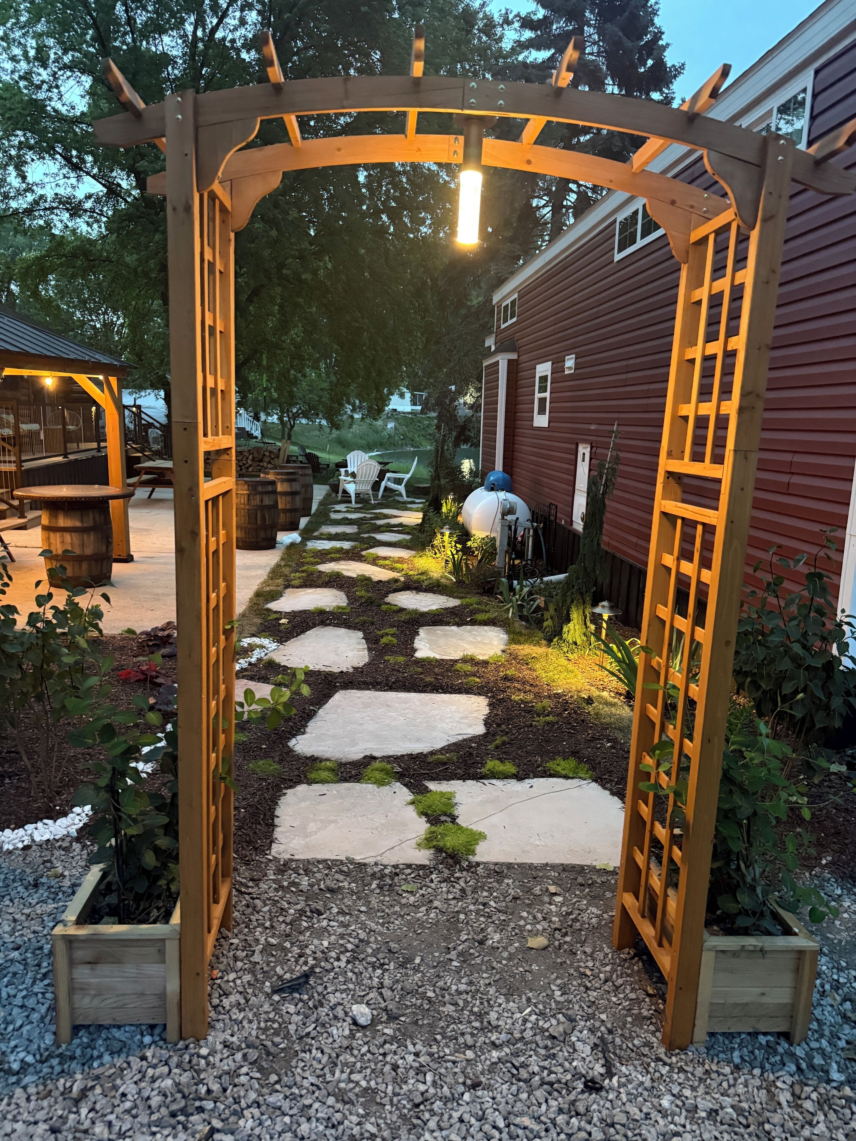 Enceinte de l’hébergement