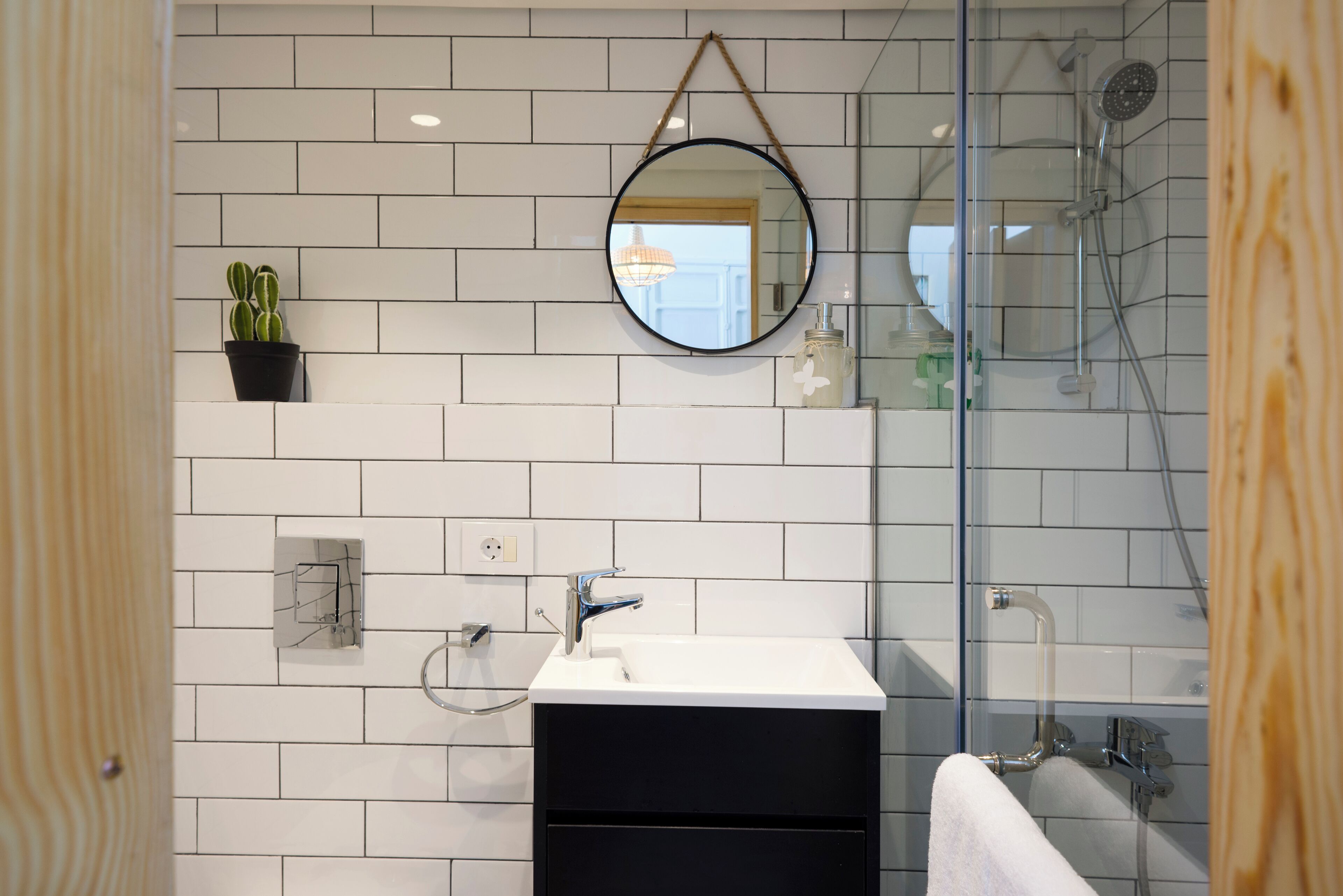 Boho1 - Mandala | Bagno | Doccia, soffione a pioggia, asciugacapelli, asciugamani
