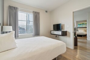 Desk, iron/ironing board, travel crib, free WiFi