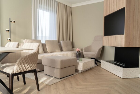 TV connectée, cheminée