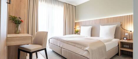 2 Schlafzimmer, Zimmersafe, Bügeleisen/Bügelbrett, Reisekinderbett